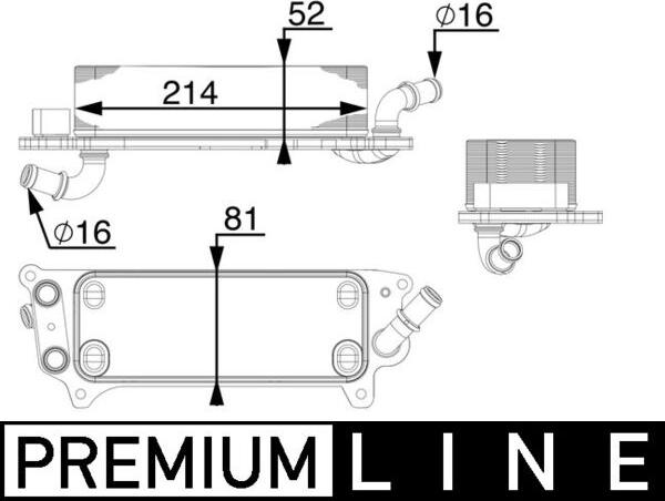 MAHLE CLC77000P - EĻĻAS RADIATORS. AK