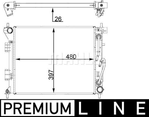 MAHLE CR1405000P - Auto Part