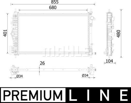 MAHLE CR2225000P