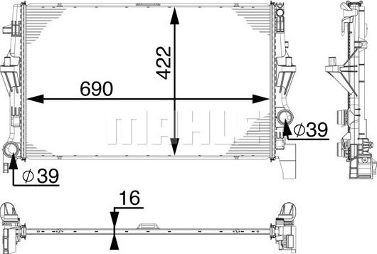 MAHLE CR902000P - Auto Part