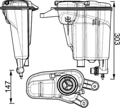 MAHLE CRT95000S - Dzesēšanas šķ.komp