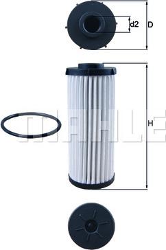 MAHLE HX139D - AUT.KĀRBAS FILTRS