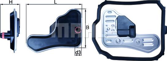 MAHLE HX148D - AUT.KĀRBAS FILTRS