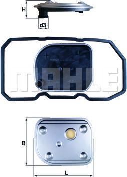 MAHLE HX158D - AUT.KĀRBAS FILTRS