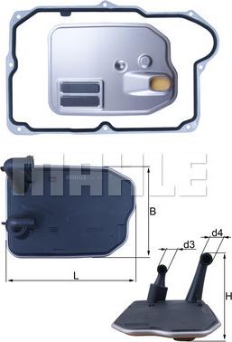 MAHLE HX161D - AUT.KĀRBAS FILTRS