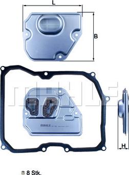 MAHLE HX169KIT - AUT.TRANS FILTRS