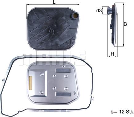 MAHLE HX189KIT - AUT.KĀRBAS FILTRS