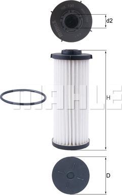 MAHLE HX190D - Hidrofiltrs. Automātiskā HX190D