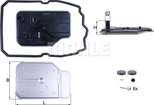 MAHLE HX230KIT - AUT.KĀRBAS FILTRS