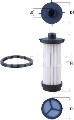 MAHLE HX232D - AUT.KĀRBAS FILTRS