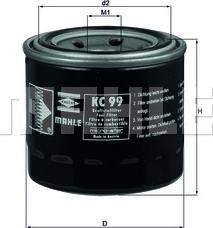 MAHLE KC99 - WK812 DEGVIELAS FILTRS