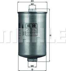 MAHLE KL30 - WK853 DEGVIELAS FILTRS