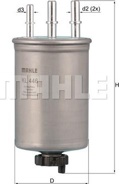 MAHLE KL446 - WK829-3 DEGVIELAS FILTRS