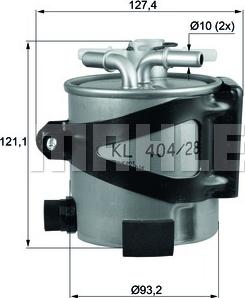 MAHLE KLH44/25 - DEGVIELAS FILTRS KLH44-25