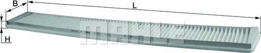 MAHLE LA102 - Filtrs, Salona telpas