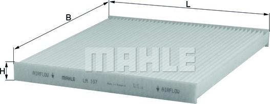 MAHLE LA107 - SALONA FILTRS LA107
