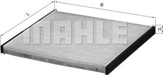 MAHLE LA109 - SALONA FILTRS LA109