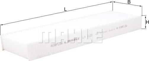 MAHLE LA1121 - SALONA FILTRS LA1121