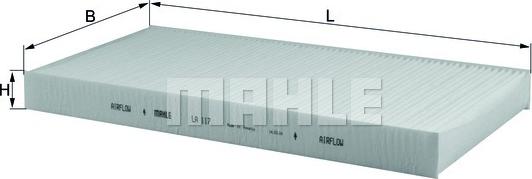 MAHLE LA117 - CU3337 SALONA FILTRS