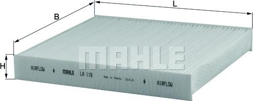 MAHLE LA119 - SALONA FILTRS LA119