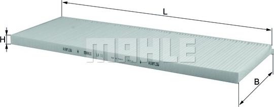 MAHLE LA11 - CU4251 GAISA FILTRS