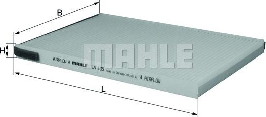 MAHLE LA135 - CU2630 SALONA FILTRS