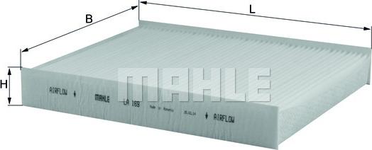 MAHLE LA169 - SALONA FILTRS Z468