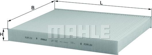 MAHLE LA182 - CU2842 SALONA FILTRS