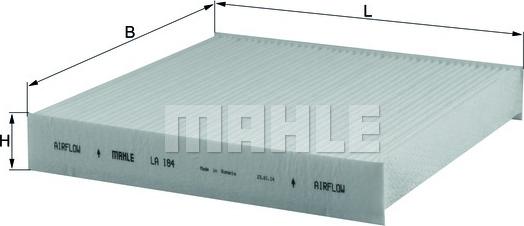 MAHLE LA184 - CU2245 SALONA FILTRS