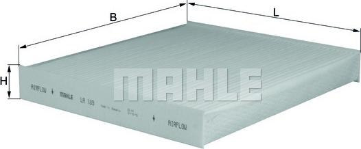 MAHLE LA189 - Filtrs, Salona telpas