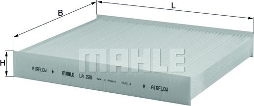 MAHLE LA220 - CU2440 SALONA FILTRS
