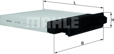 MAHLE LA230 - SALONA FILTRS LA230