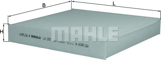 MAHLE LA293 - SALONA FILTRS LA293