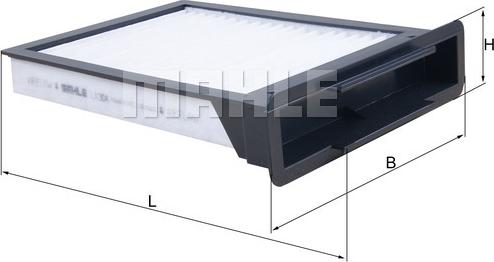 MAHLE LA304 - SALONA FILTRS LA304