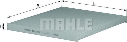 MAHLE LA306 - CU2243 SALONA FILTRS