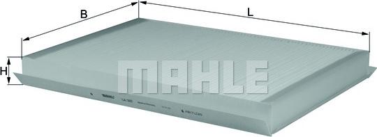 MAHLE LA307 - SALONA FILTRS AHC268