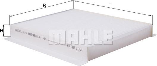 MAHLE LA344 - SALONA FILTRS LA344
