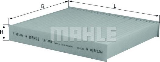 MAHLE LA345 - SALONA FILTRS ADS72501
