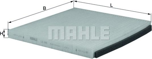 MAHLE LA348 - SALONA FILTRS LA348