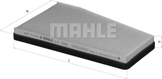MAHLE LA368 - SALONA FILTRS LA368