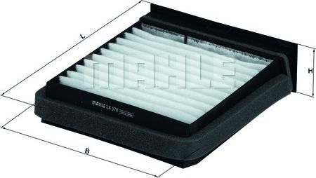 MAHLE LA376 - SALONA FILTRS ADC42509