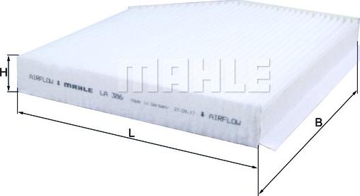 MAHLE LA386 - SALONA FILTRS LA386