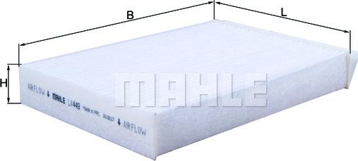 MAHLE LA449 - Filtrs, Salona telpas