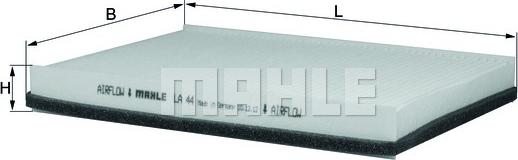 MAHLE LA44 - CU2672 SALONA FILTRS
