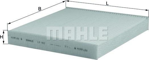 MAHLE LA462 - SALONA FILTRS LA462