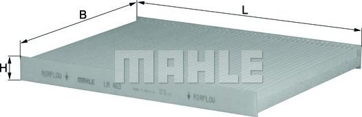 MAHLE LA463 - SALONA FILTRS LA