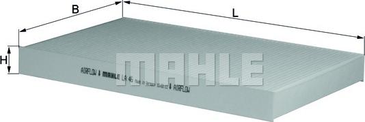 MAHLE LA46 - CU3192 SALONA FILTRS