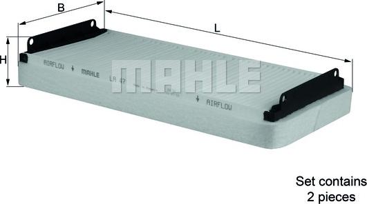 MAHLE LA47/S - CU2745-2 SALONA FILTRS