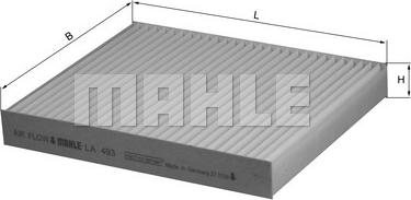 MAHLE LA493 - SALONA FILTRS LA493
