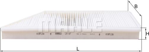 MAHLE LA57 - CU3448 SALONA FILTRS